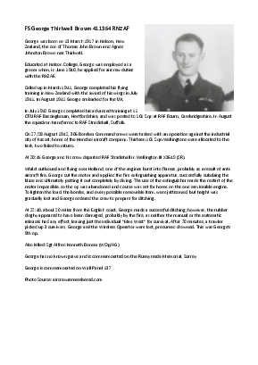 A preview of a PDF biography for Brown, George Thirlwell